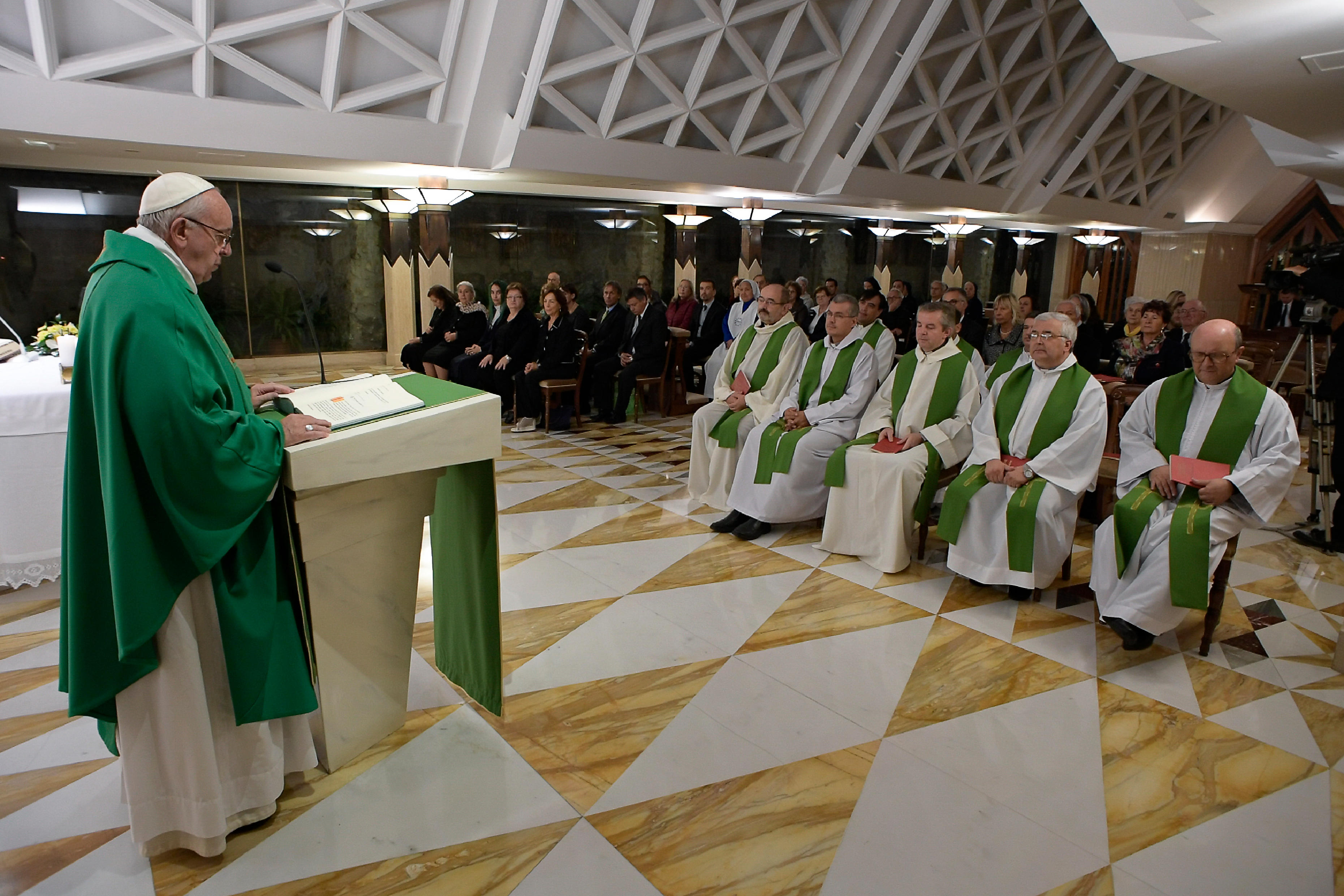 Messe à Sainte-Marthe © Photo.va - L'Osservatore Romano