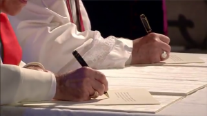 Déclaration commune de Lund entre catholiques et luthériens, capture FLM