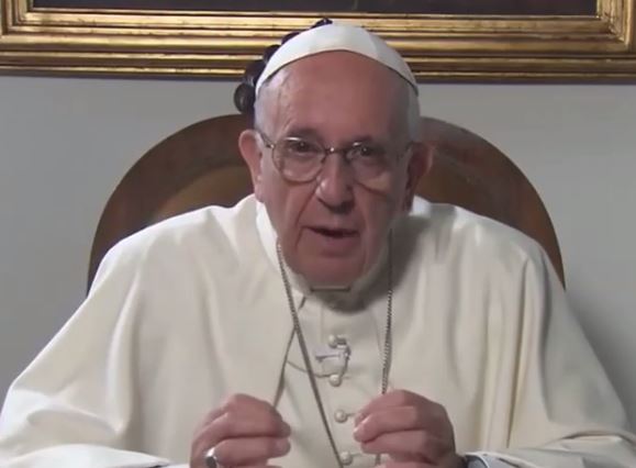 Vidéo du pape, capture Franciscus, Instagram
