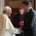 Rencontre avec le président Pahor de Slovénie © L'Osservatore Romano
