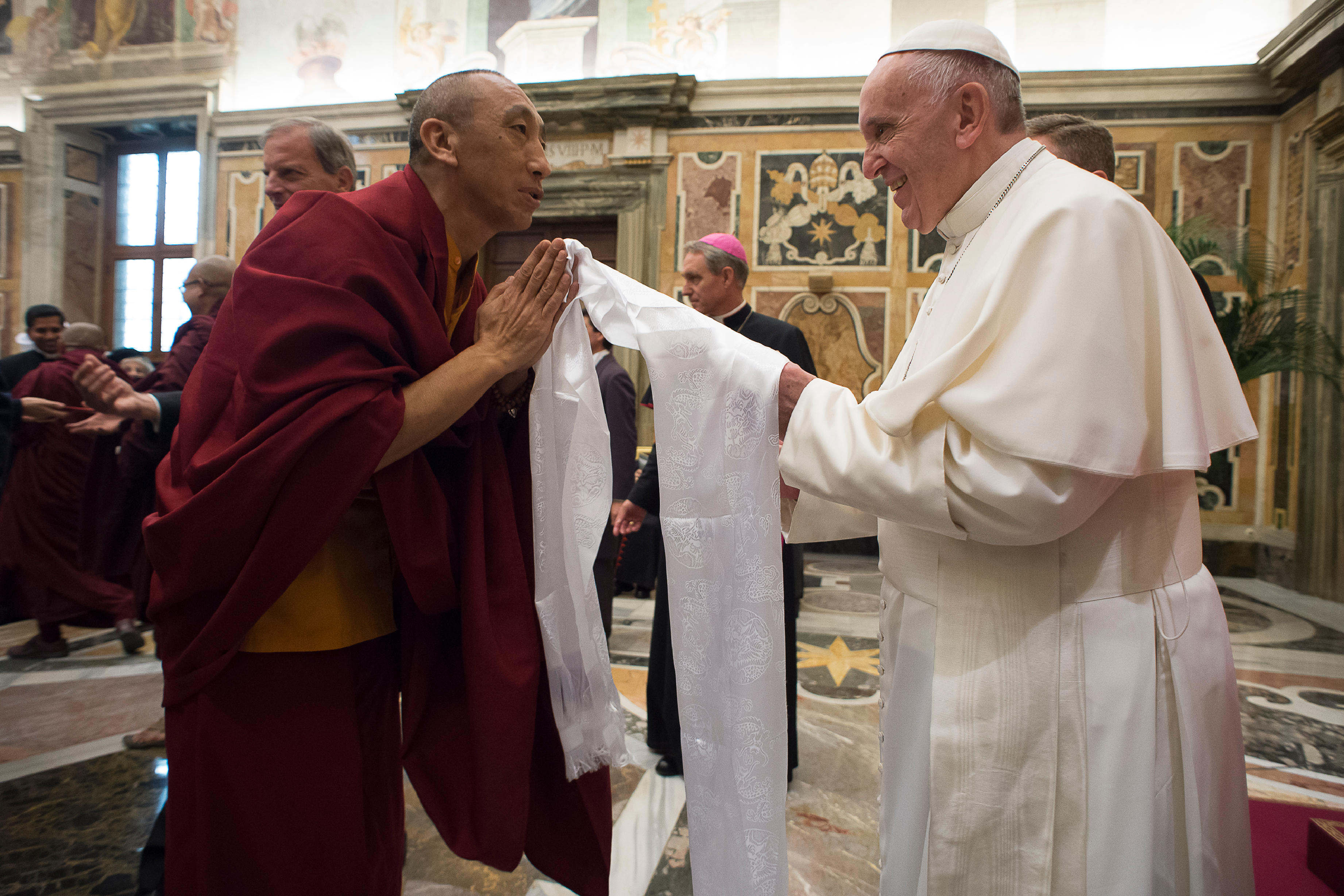 Le pape reçoit des croyants engagés dans des services caritatifs © L'Osservatore Romano