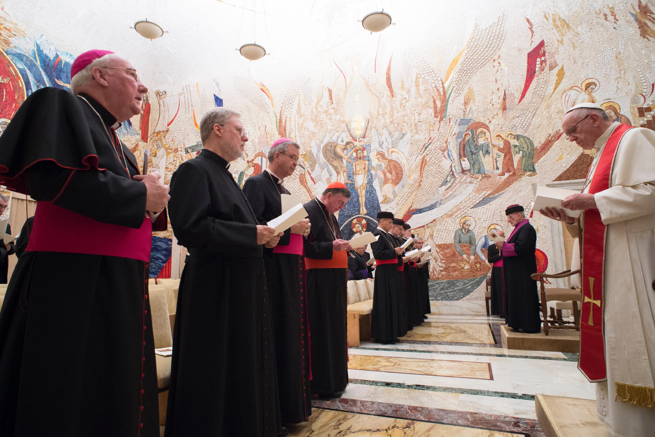 Rencontre avec Mar Gewargis III, catholicos de l'Eglise assyrienne de l’Orient © L'Osservatore Romano
