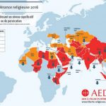 Carte de l'intolérance religieuse 2016 © AED
