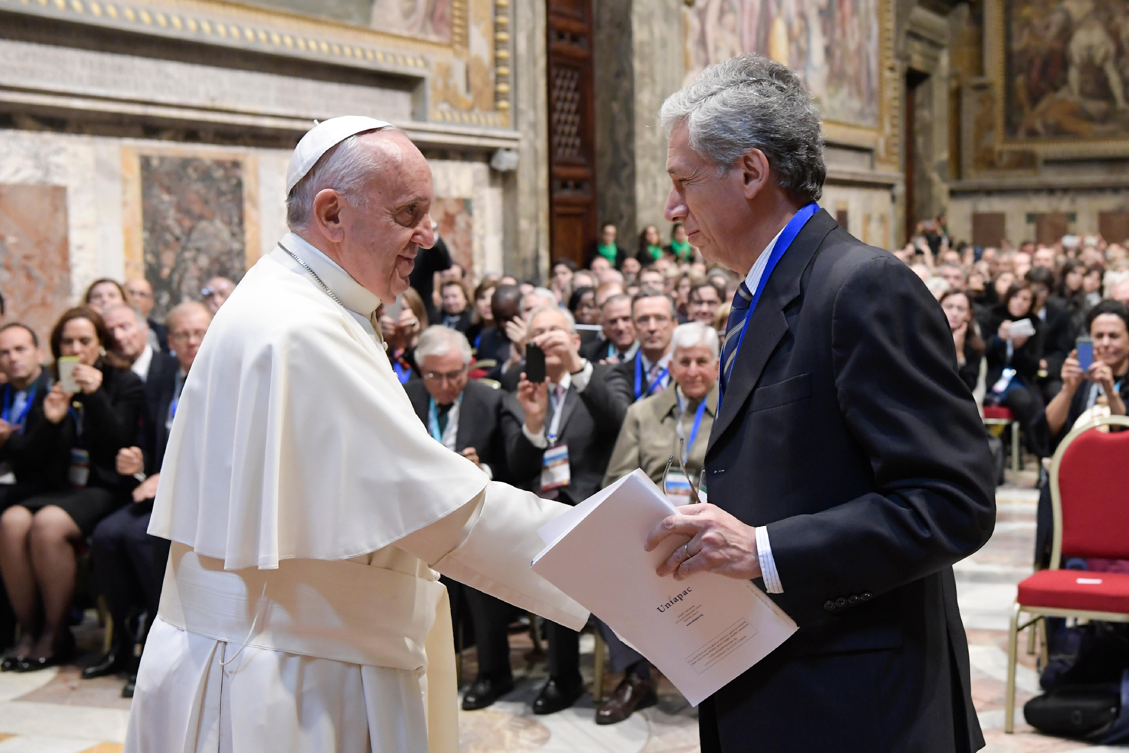 Rencontre avec des associations d'entrepreneurs catholiques © L'Osservatore Romano