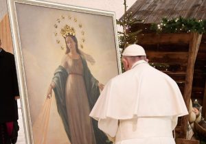 La "Vierge du miracle", audience du 28 déc. 2016 © L'Osservatore Romano