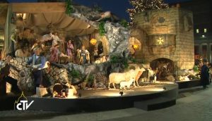 Crèche place Saint-Pierre, Noël 2016, capture CTV