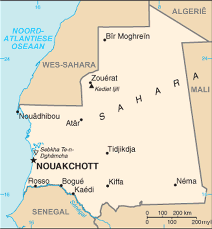 Mauritanie © Wikimedia Commons / CIA Laurens