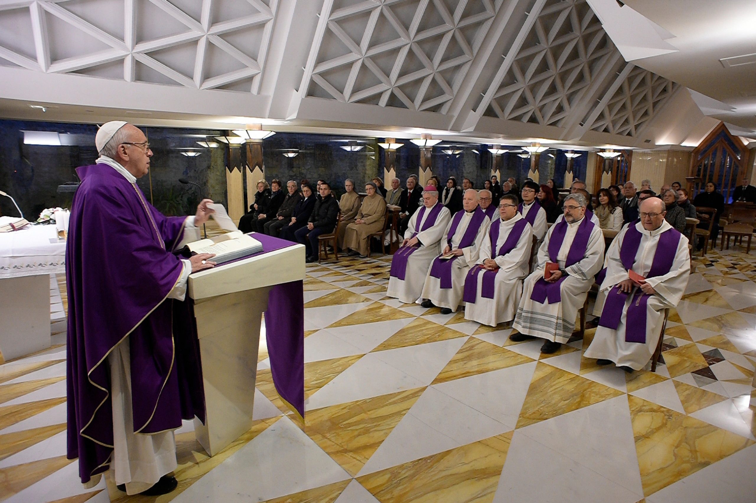 Messe à Sainte-Marthe © L'Osservatore Romano