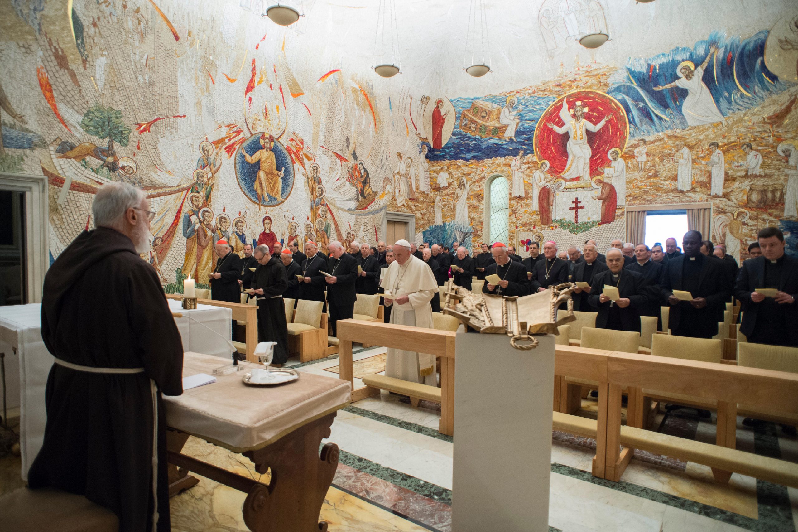 Prédication du p. Cantalamessa © L'Osservatore Romano