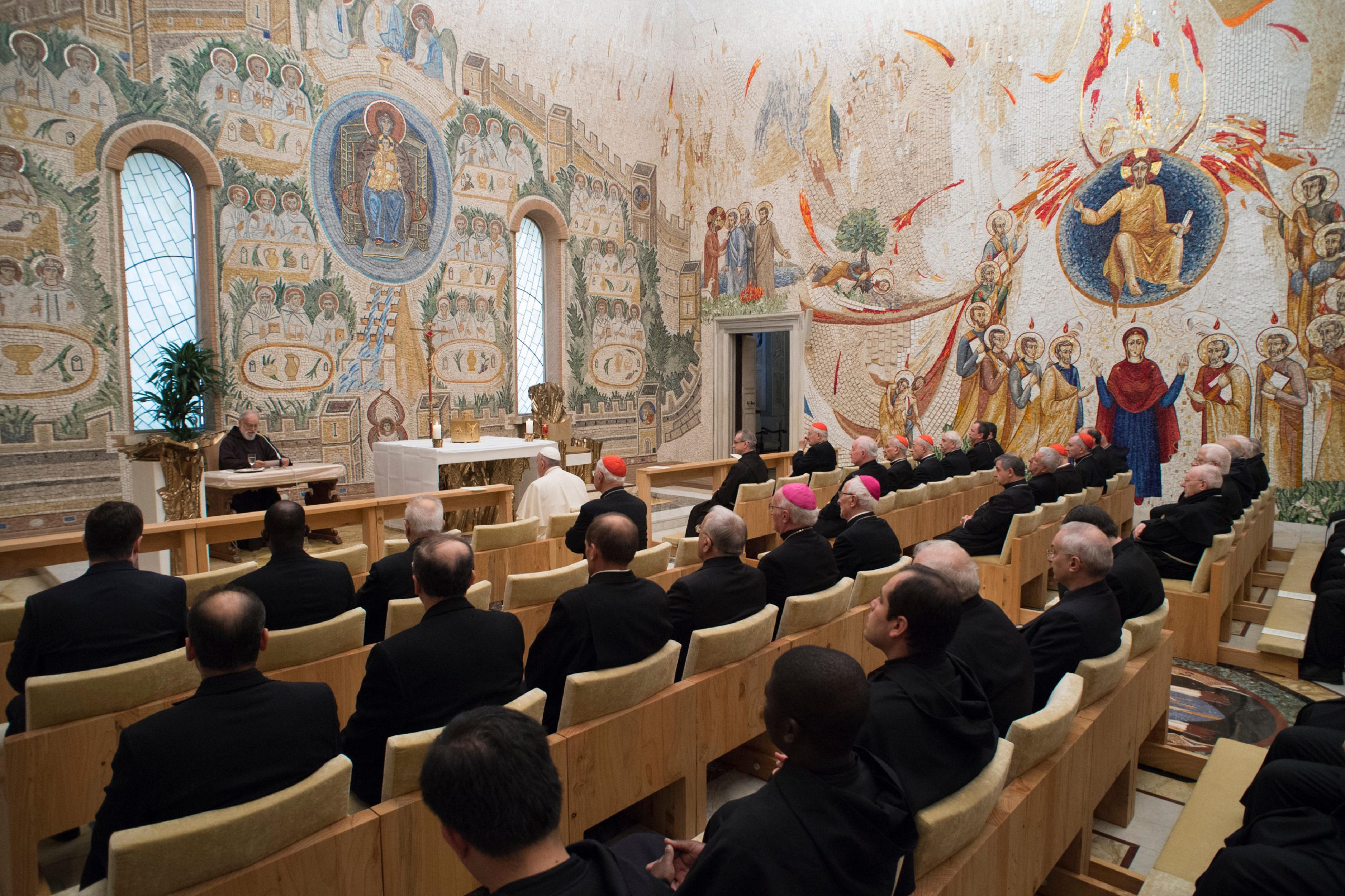 Prédication du p. Cantalamessa © L'Osservatore Romano