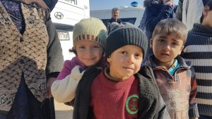 Enfants d'Alep, Syrie © Twitter Cor Unum