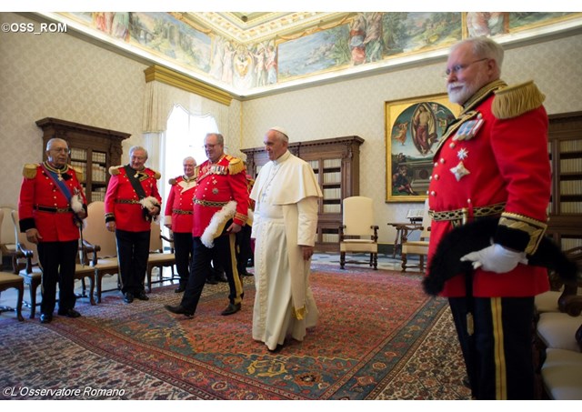 Audience à l'Ordre de Malte © L'Osservatore Romano