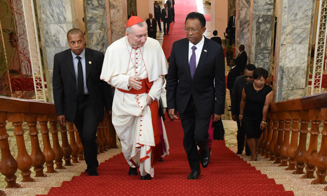 Le cardinal Parolin à Madagascar © presidence.gov.mg