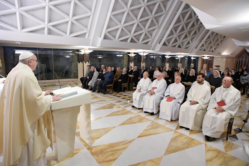 Messe à Sainte Marthe, 31 janv. 2017 © L'Osservatore Romano