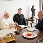 Audience privée à Carl Anderson © L'Osservatore Romano