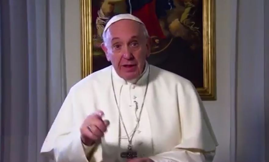 Pape François 2017, capture vidéo