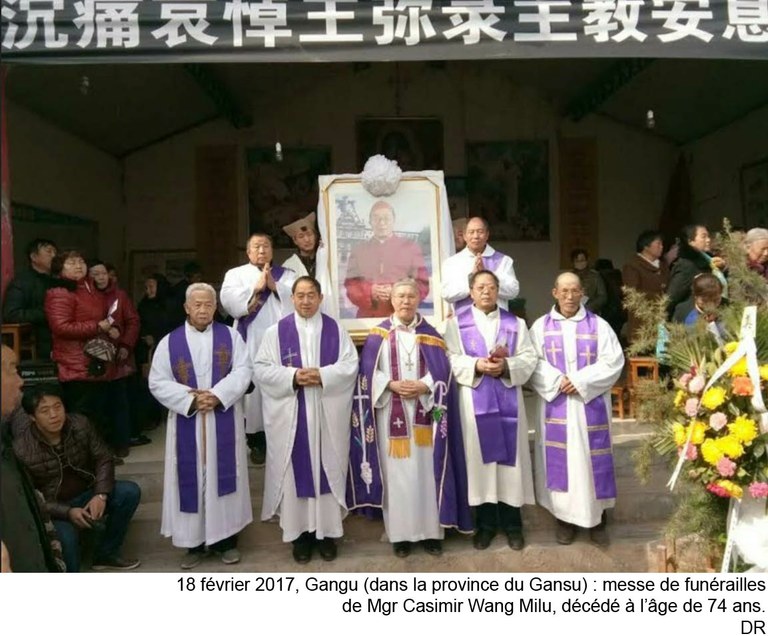 Funérailles de Mgr Wang, EDA, DR