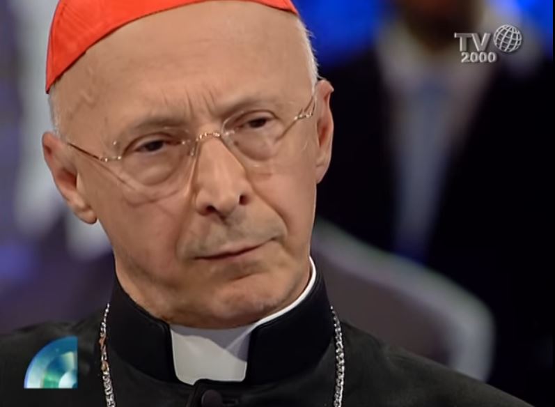 Cardinal Bagnasco, capture TV2000