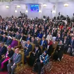 Discours aux autorités de l'Egypte, capture CTV
