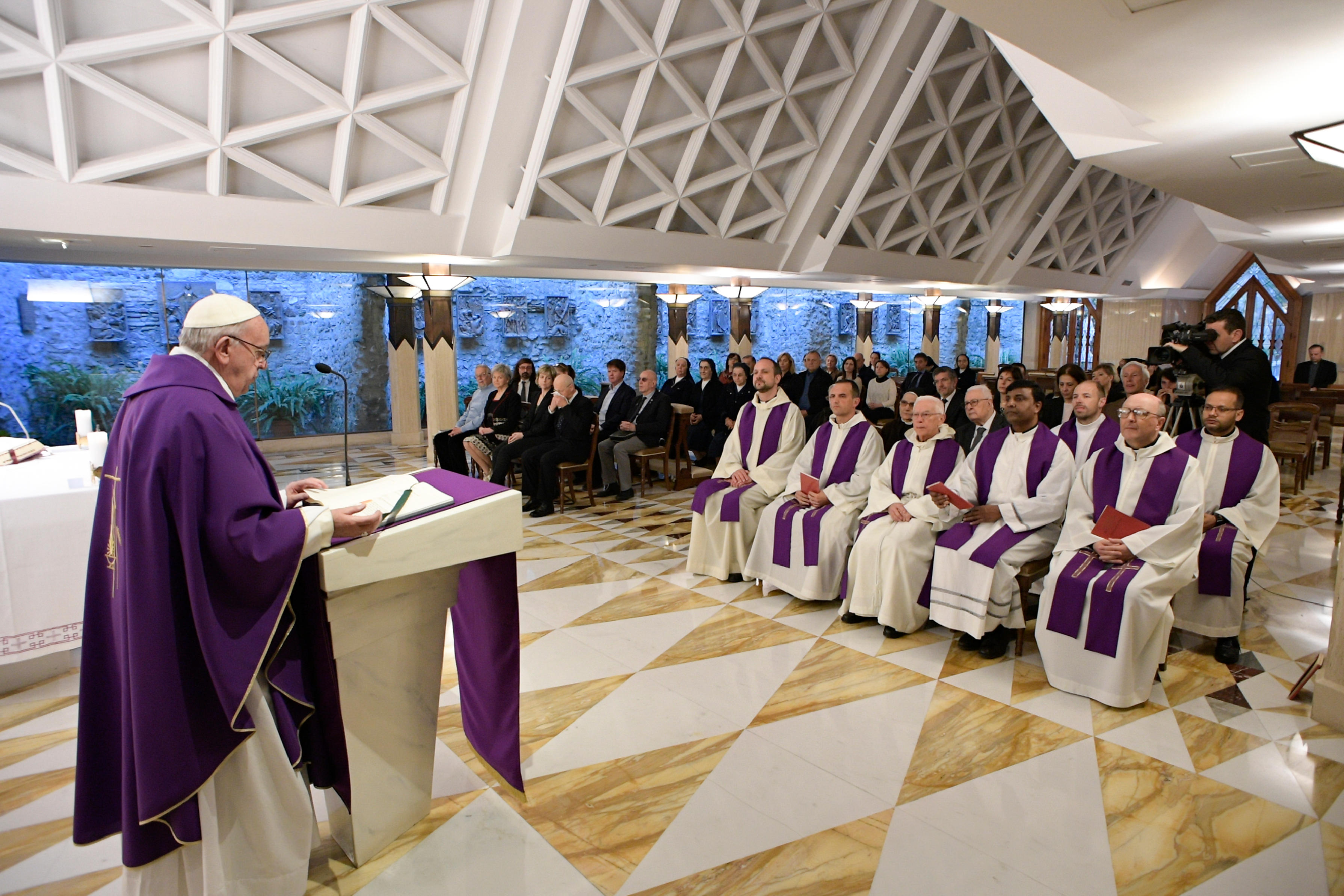 Messe à Sainte-Marthe, 6 av. 2017 © L'Osservatore Romano
