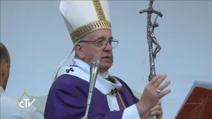 Bénédiction finale, Carpi, capture CTV