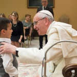 Rencontre avec les enfants malades de l'hôpital Bambino Gesu © L'Osservatore Romano