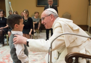 Rencontre avec les enfants malades de l'hôpital Bambino Gesu © L'Osservatore Romano