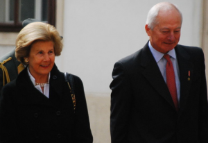Prince Hans-Adam II du Liechtenstein et son épouse Marie © Wikimedia commons / Guenther