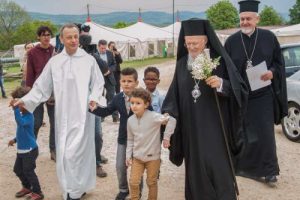 Le patriarche Bartholomée à Taizé © taize.fr