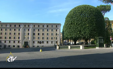 Maison Sainte-Marthe au Vatican, capture CTV