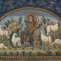 Mosaïque du Bon Pasteur à Ravenne © Wikimedia Commons / Meister des Mausoleums der Galla Placidia in Ravenna