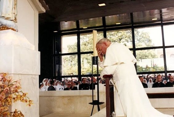 Jean-Paul II à Fatima (Portugal)