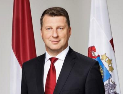 Raimons Vejonis président de Lettonie © Twitter @Vejonis