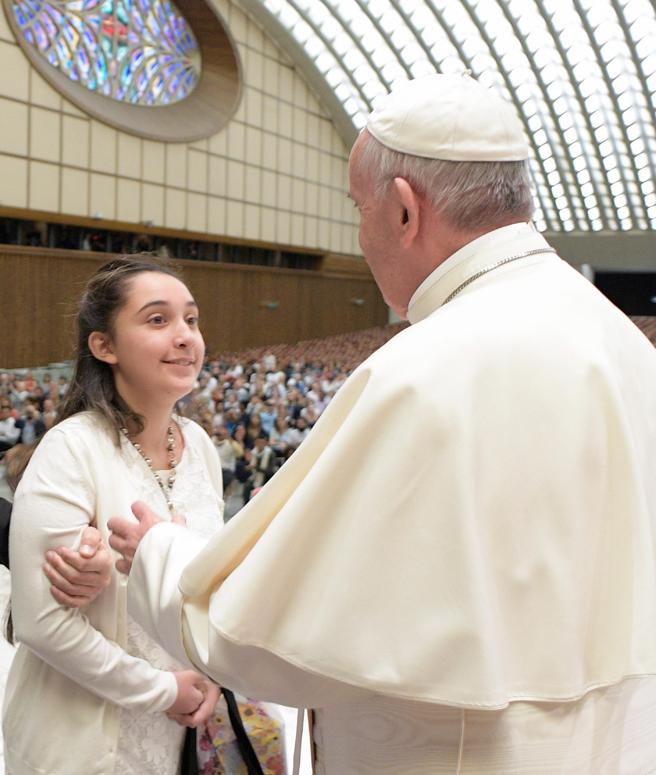 Audience aux malades de Huntington © L'Osservatore Romano