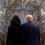 Le président Trump et la First Lady visitent la chapelle Sixtine © L'Osservatore Romano
