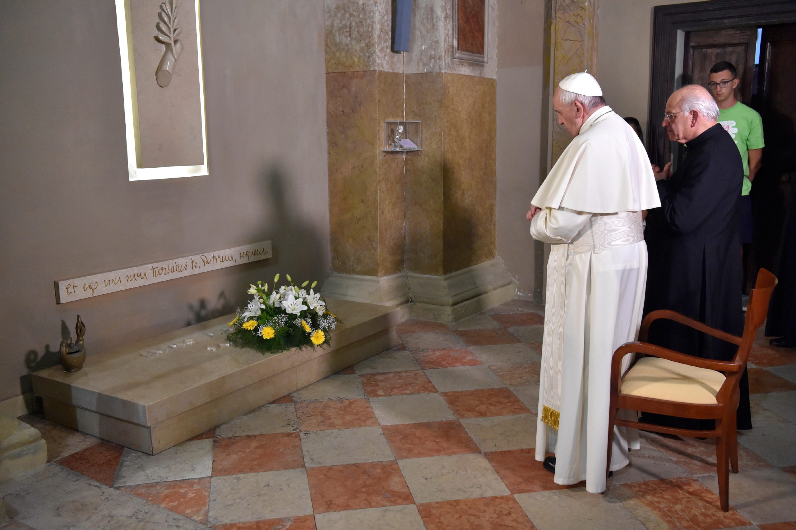 Visite à Bozzolo sur la tombe de Don Primo Mazzolari © L'Osservatore Romano