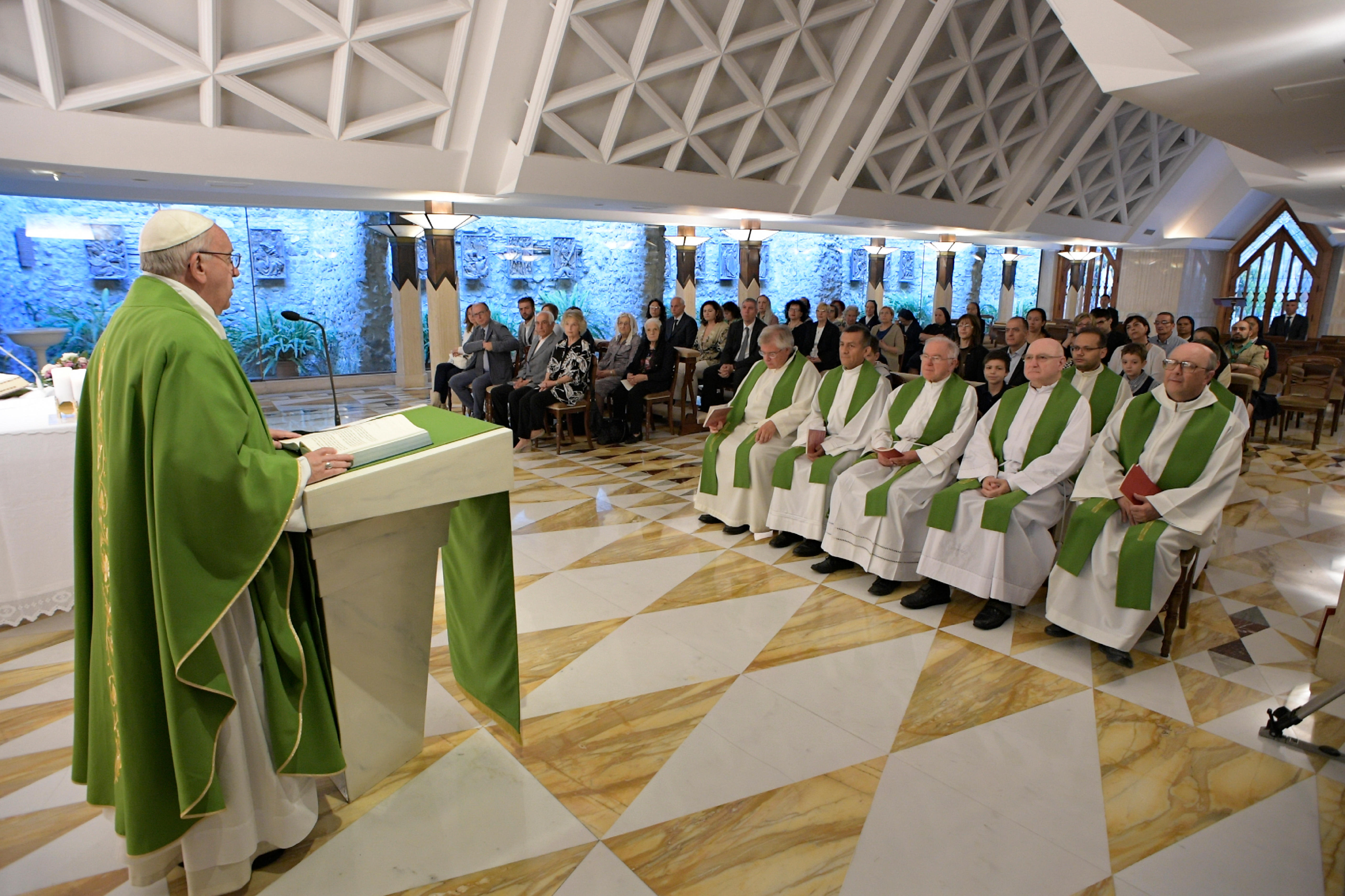 Messe du 9 juin 2017 à Sainte-Marthe © L'Osservatore Romano