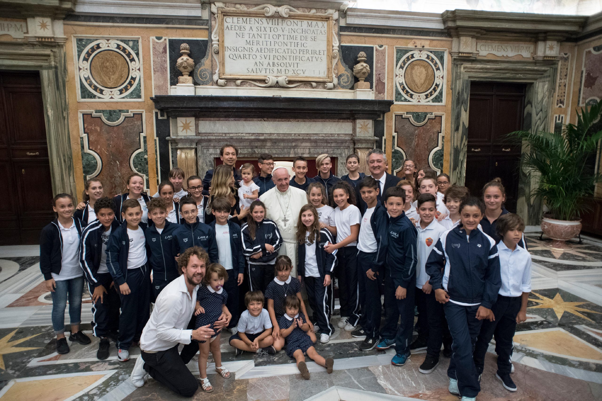 Fédération italienne de natation 24/06/2017 © L'Osservatore Romano