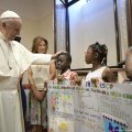 Réfugiés hôtes de la Caritas de Rome 19/06/2017 © L'Osservatore Romano