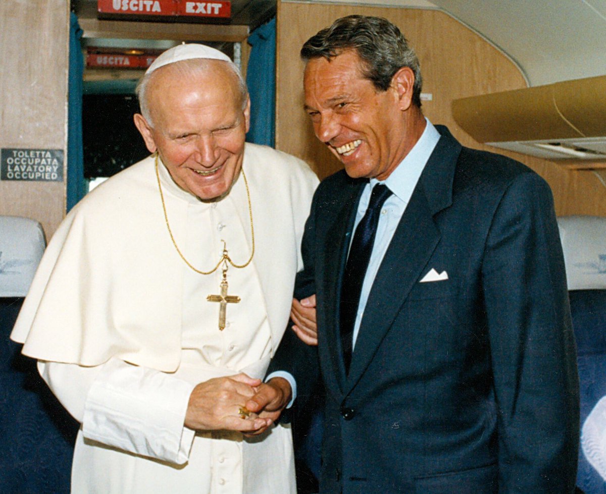 S. Jean-Paul II et Joaquin Navarro-Valls @GregBurkeRome