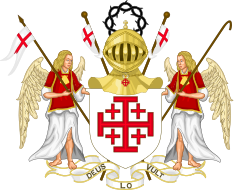 Armes de l'Ordre équestre du Saint-Sépulcre de Jérusalem © wikipedia
