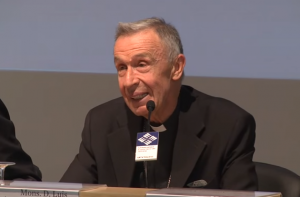 Le card. Ladaria Ferrer, capture @ UFVedu