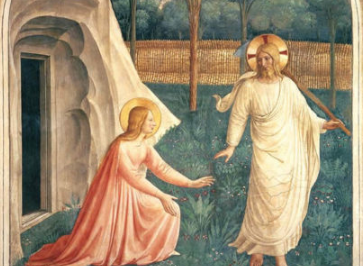 Apparition du Christ ressuscité à Marie-Madeleine, Fra Angelico, @Musée San Marco (Florence, Italie)