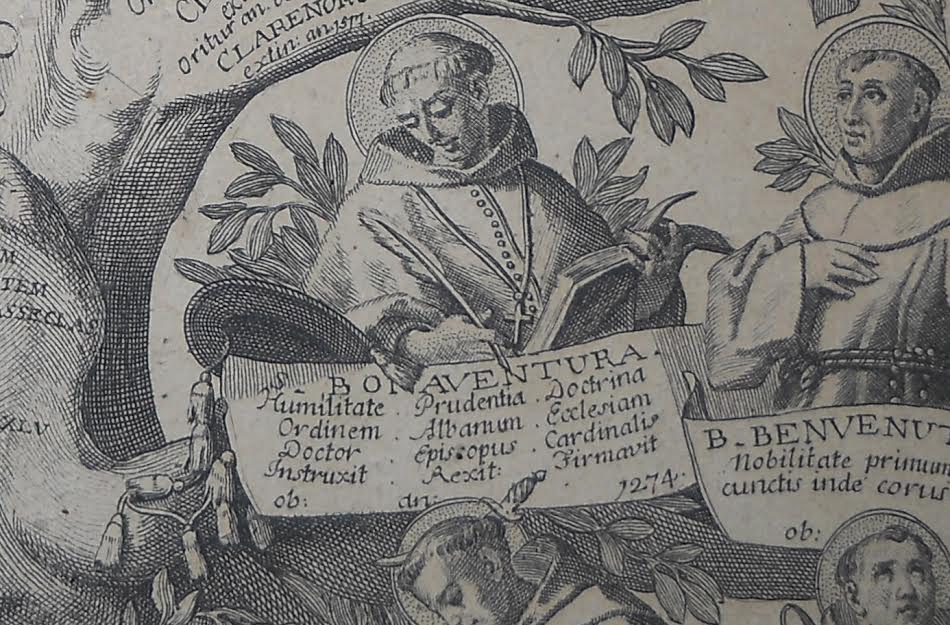 S. Bonaventure, Giulio Cesare Bianchi, Albero francescano, 1762, courtoisie du P. P. Messa