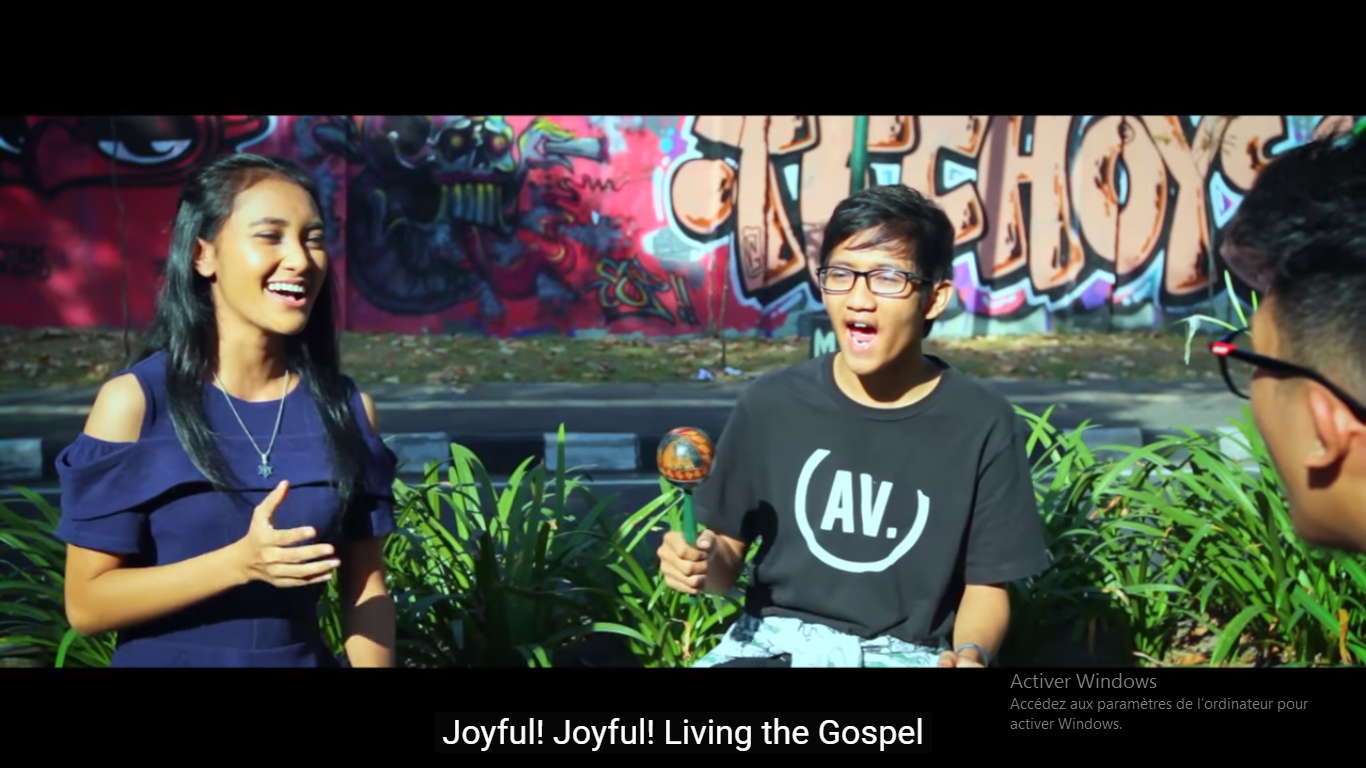 Vidéo clip de la journée de la jeunesse asiatique, capture