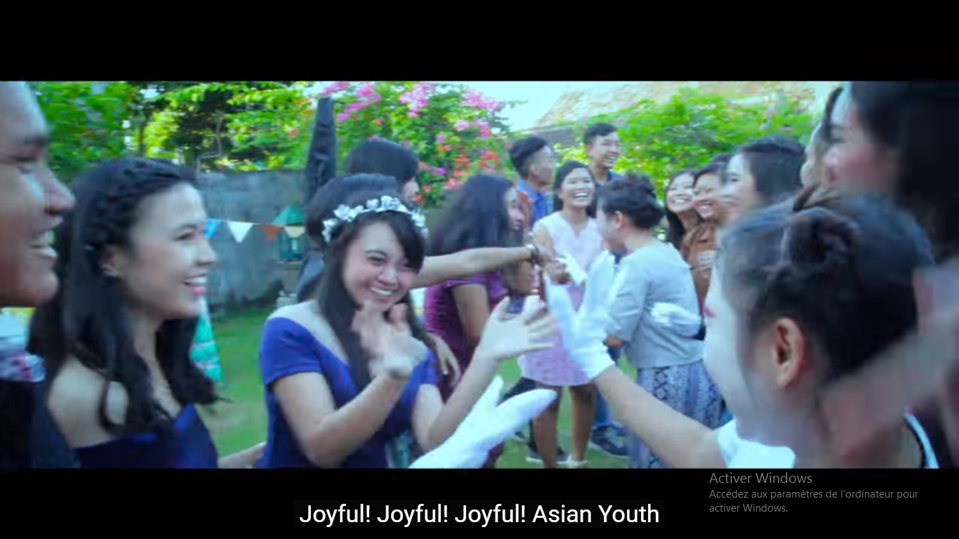 Vidéo clip de la journée de la jeunesse asiatique 2017, capture