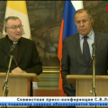 Le card. Parolin et le ministre Lavrov, Russie © capture de Zenit / mid.ru