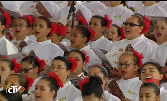 Messe à Villavicencio, Colombie, capture CTV