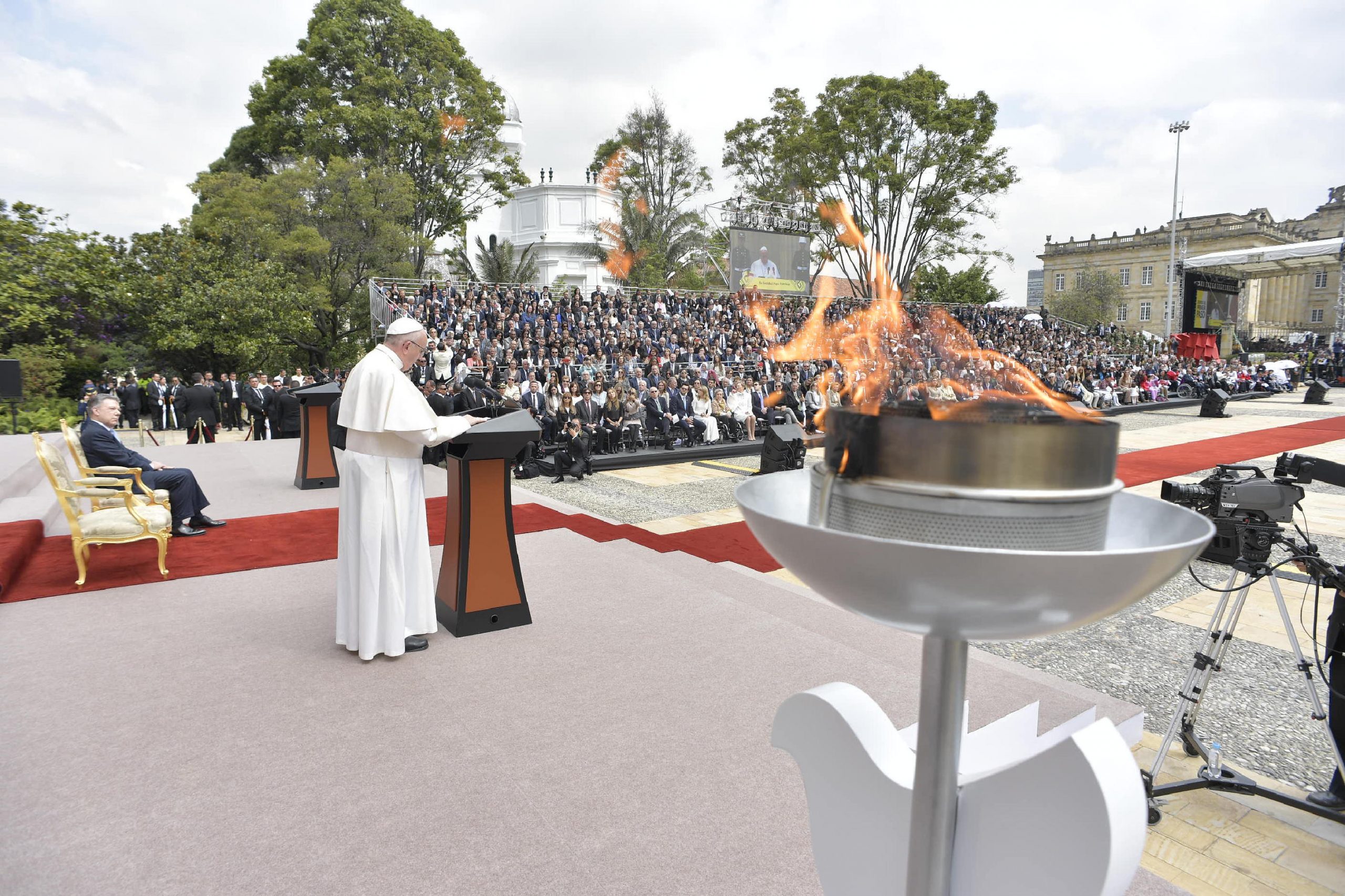 Plaza de armas 7 sept .2017, Bogota (Colombie) © L'Osservatore Romano
