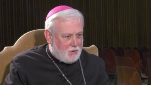 Mgr Paul Richard Gallagher, capture Salt&Light